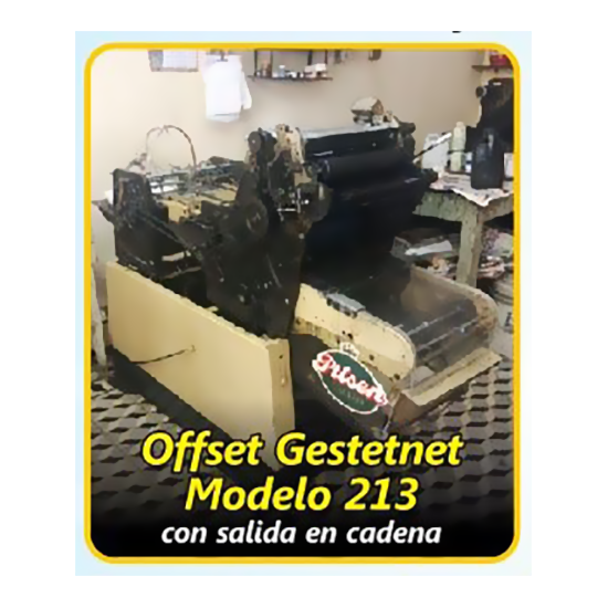 Máquina Automática Gestetner 213-cd | Tecnología Británica - 2